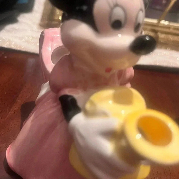 Vintage Mickey & Minni Mouse Ceramic Planter Set - Picture 11 of 11